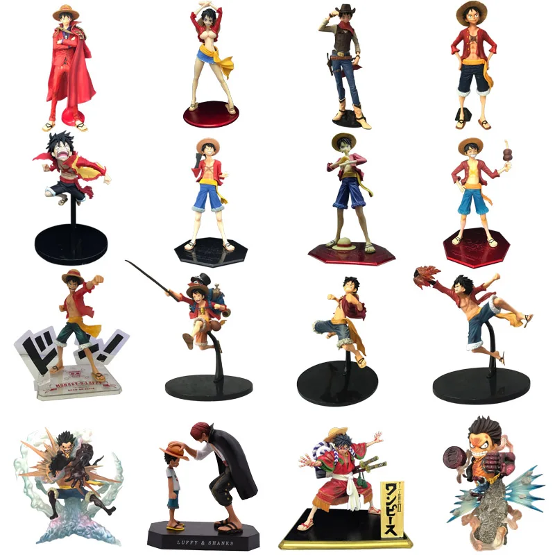 

20 Styles Anime One Piece POP Shanks Monkey D Luffy PVC Action Figure Doll Child Luffy Collectible Model Toy Christmas Gift