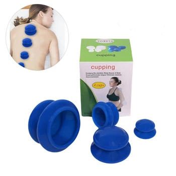 

Anti Cellulite Vacuum Cupping Silicone Vacuum Cans Suction Cups Massage Facial Body Therapy Massages Health Care 4 Size