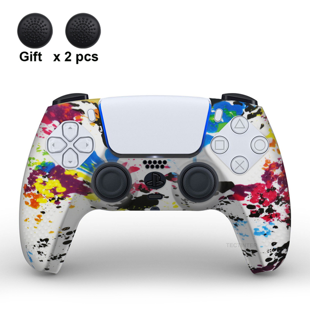 Silicone Cover For PS5 Controller Accessories Rubber Protective Case For Playstation5 Gamepad For PS5 joysticks Thumb Grips