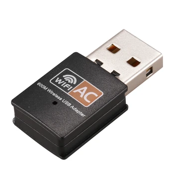 

600Mbps Usb Wifi Adapter Wireless Ethernet Network Card Ac Dual Band 2.4G / 5.G Usb Wifi Dongle Wifi Receiver 802.11Ac