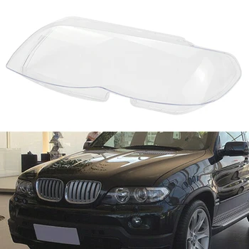 

Transparent Car Headlight Lens Cover For 2004 2005 2006 BMW X5 E53 530i 544i Front Right Side ABS Plastic 1Pcs