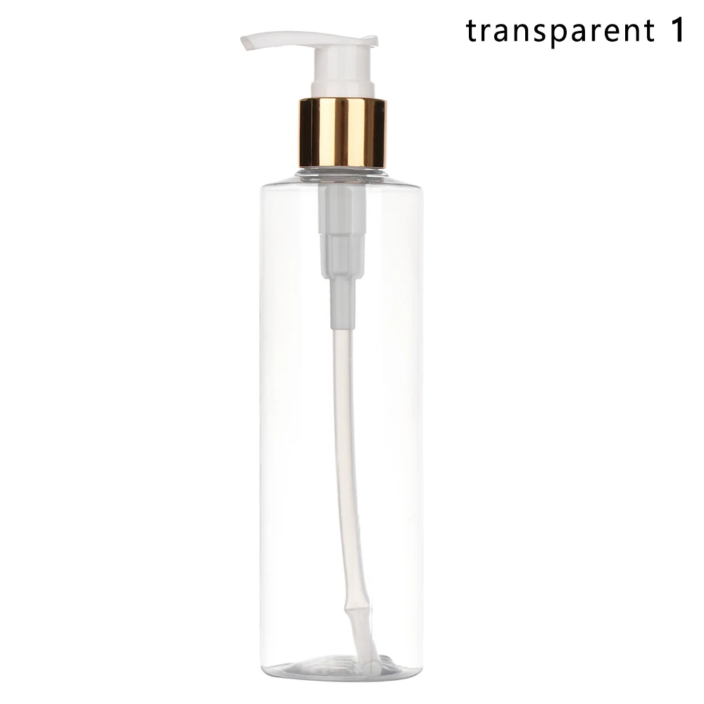 transparent-1 1 шт. 250 мл пенясь бутылка для жидкого мыла, мусс точек розлива лосьон шампунь для геля для душа, пены бутылки насоса - Цвет: transparent-1