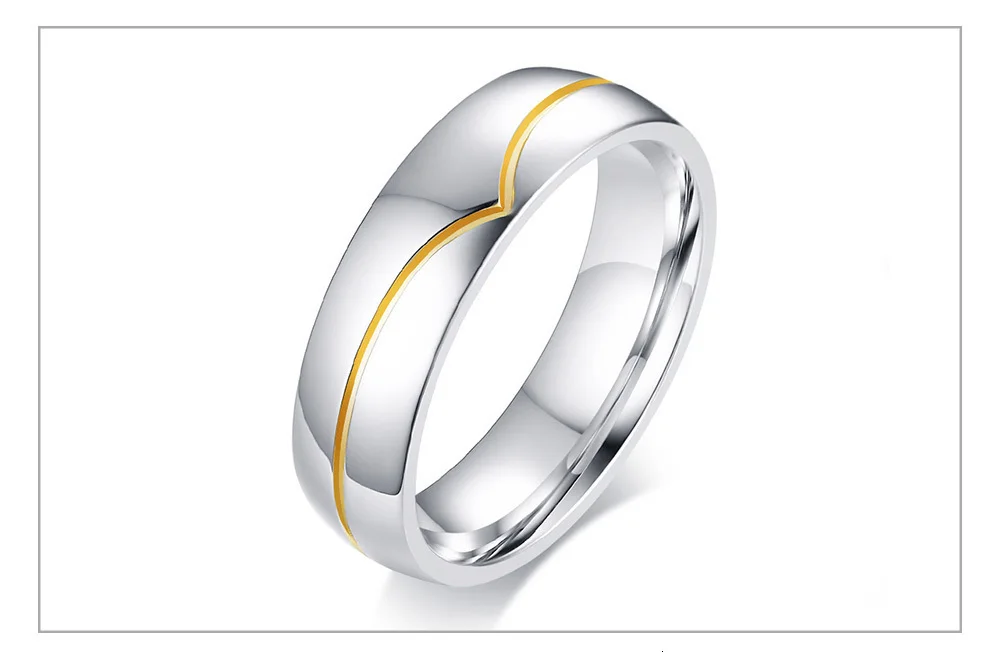 Vnox New Style Wedding Rings for Women Man Stainless Steel Promise Love Girlfriend Boyfriend Dating Anel Gifts