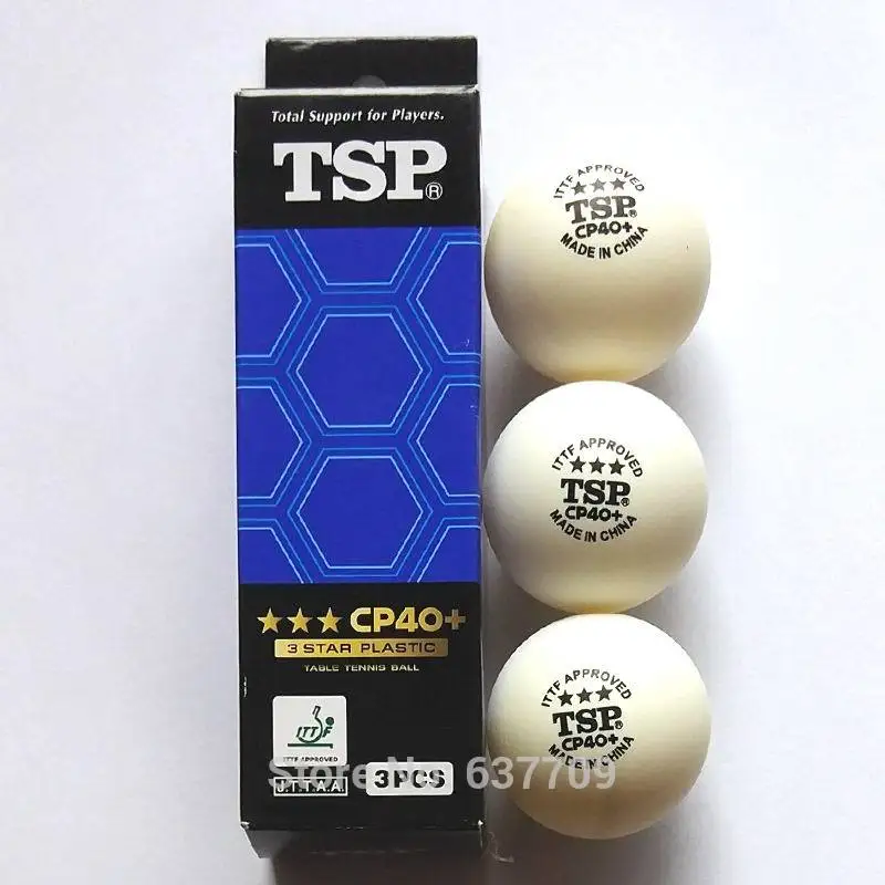TSPBall CP40 ITTF***60 Stück weiß Wettspielball; UVP 59,90 