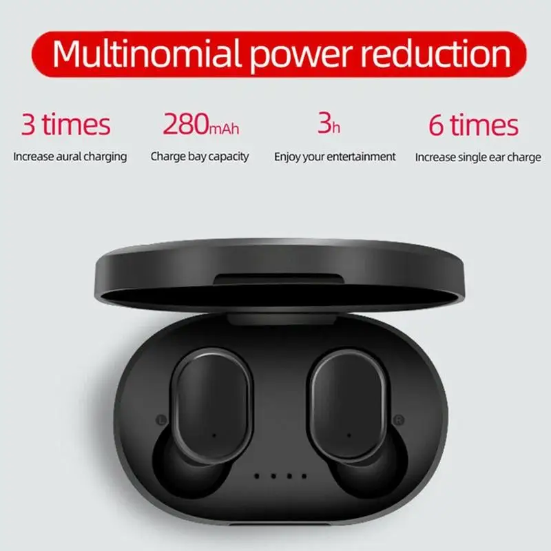 TWS Bluetooth 5 0 Wireless Headset HD Noise cancelling Headset with Microphone Hands free Earbuds Air Point Wireless Earbuds