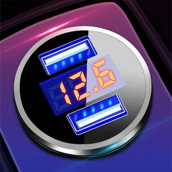 

3.1A Dual USB Car Charger LED Display For SAAB 9-3 9-5 9000 93 900 95 aero 9 3 42250 42252 9-2x 9-4x 9-7x