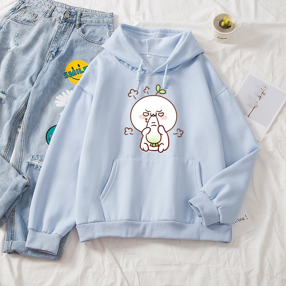 

Cartoon Funny Print Sweatshirts Unisex Harajuku Hat Women's Hoodies for Ladies Spring Sweat Clothes Hooded Feminino