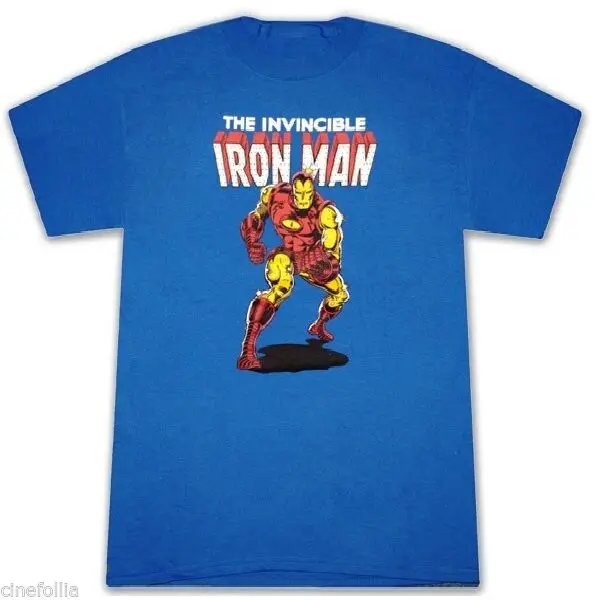 Футболка Непобедимый Железный человек комикс Maglia Uomo Ufficiale фильм Marvel Мстители |