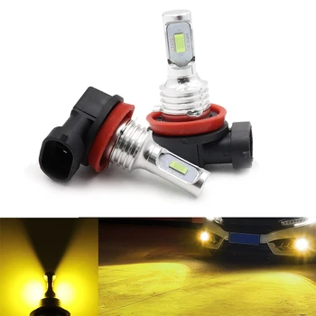 

Pair 3000K H4 H7 H11 H8 H9 H1 H3 72W Car LED Canbus Fog Light Bulbs 9005 9006 Auto Driving Fog Lamps