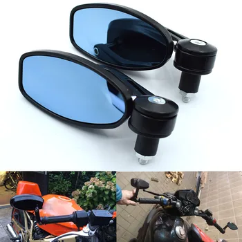 

Universal Motorcycle rearview side mirrors handle bar end 7/8" 22mm For SUZUKI GSXR1300 GSX650F GSF650 BANDIT GSX1250 F/SA/ABS