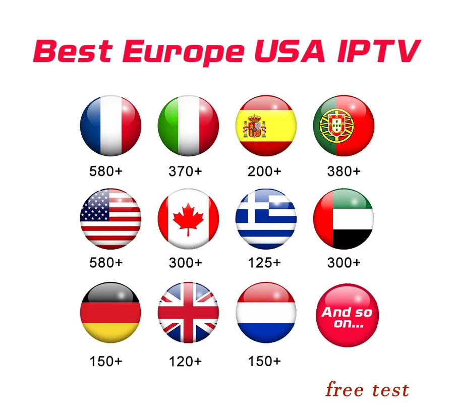 

France KING OTT iptv Subscription for French Spain Portugal Nordic Support Adult M3u Enigma2 Smart X96MINI Android TV Box 1 year