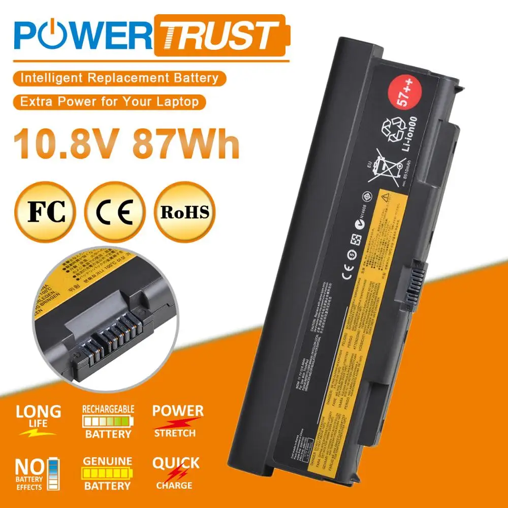 PowerTrust 10 8 V Аккумулятор для ноутбука Lenovo ThinkPad T440P T540P W540 W541 L440 L540 45N1144 45N1145 45N1148
