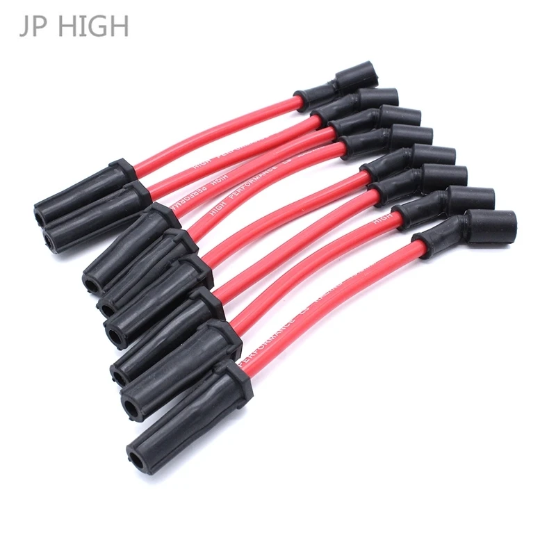 

10.5mm Spark Plug Wire Set Replacement for GMC Cadillac Camaro Pontiac 2009-2015 19297035 9748UU 9748HH (8 Pack)