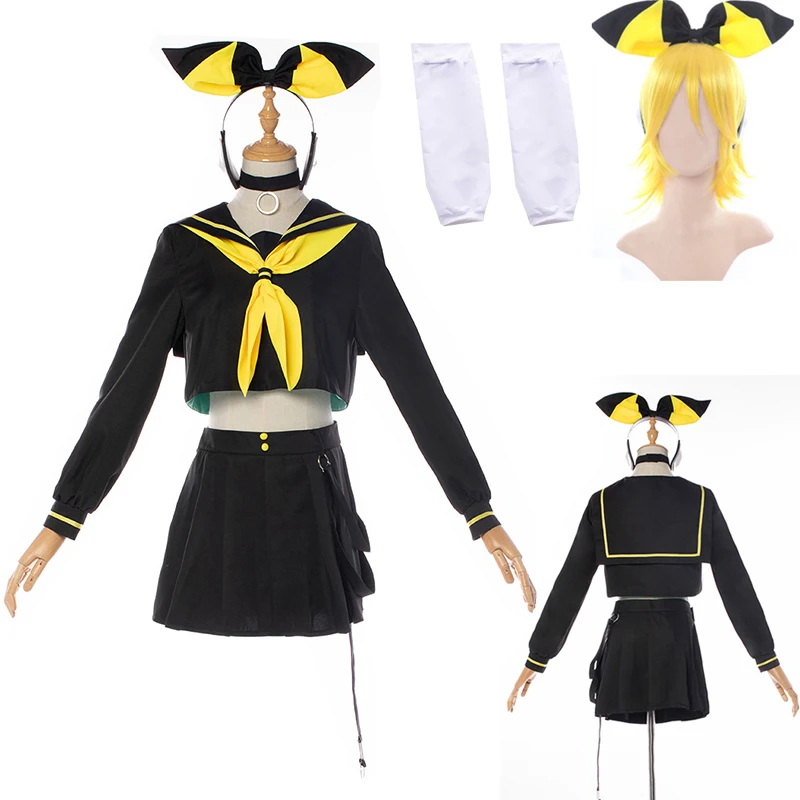 2019 Vocaloid магический Мирай 10th anniversary Live Concert Kagamine Len Rin матросский костюм топ платье