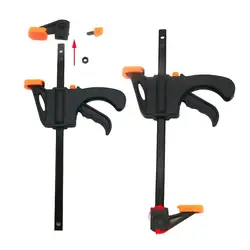 Pince à prise rapide de Type F, 6/12 pouces, outil de menuiserie robuste, libération de cliquet, outils à main de bricolage pour le travail du bois 