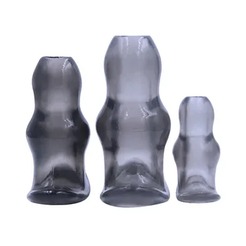 5 Sizes Hollow Anal Plug Soft Speculum Prostate Massager Butt Plug Enema Sex Toys For Woman Men Anal Dilator Sex Products 4