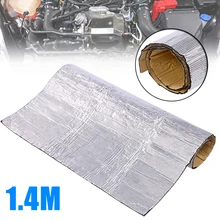 140cm*100cm Car Engine Heat Barrier Mat Sound Deadener Noise Reduction Insulation Thermal Properties Non-Flammable Pad noise barrier effectiveness in semi anechoic chamber