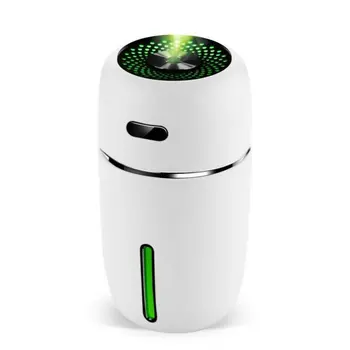 

Mini Usb Air Humidifier Aroma Diffuser Car Essential Oil Air Purifier With Led