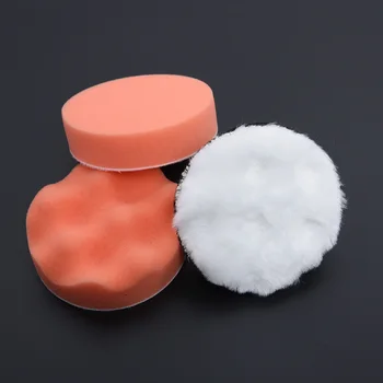 

5Pcs 4 Buffing Pad Auto Car Polishing Wheel Kit Buffer + M10 Drill Adapter