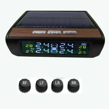 Универсальный солнечный внешний монитор давления в шинах-давление в шинах-Температура шин-Профессиональный инструмент для предотвращения всплесков шин