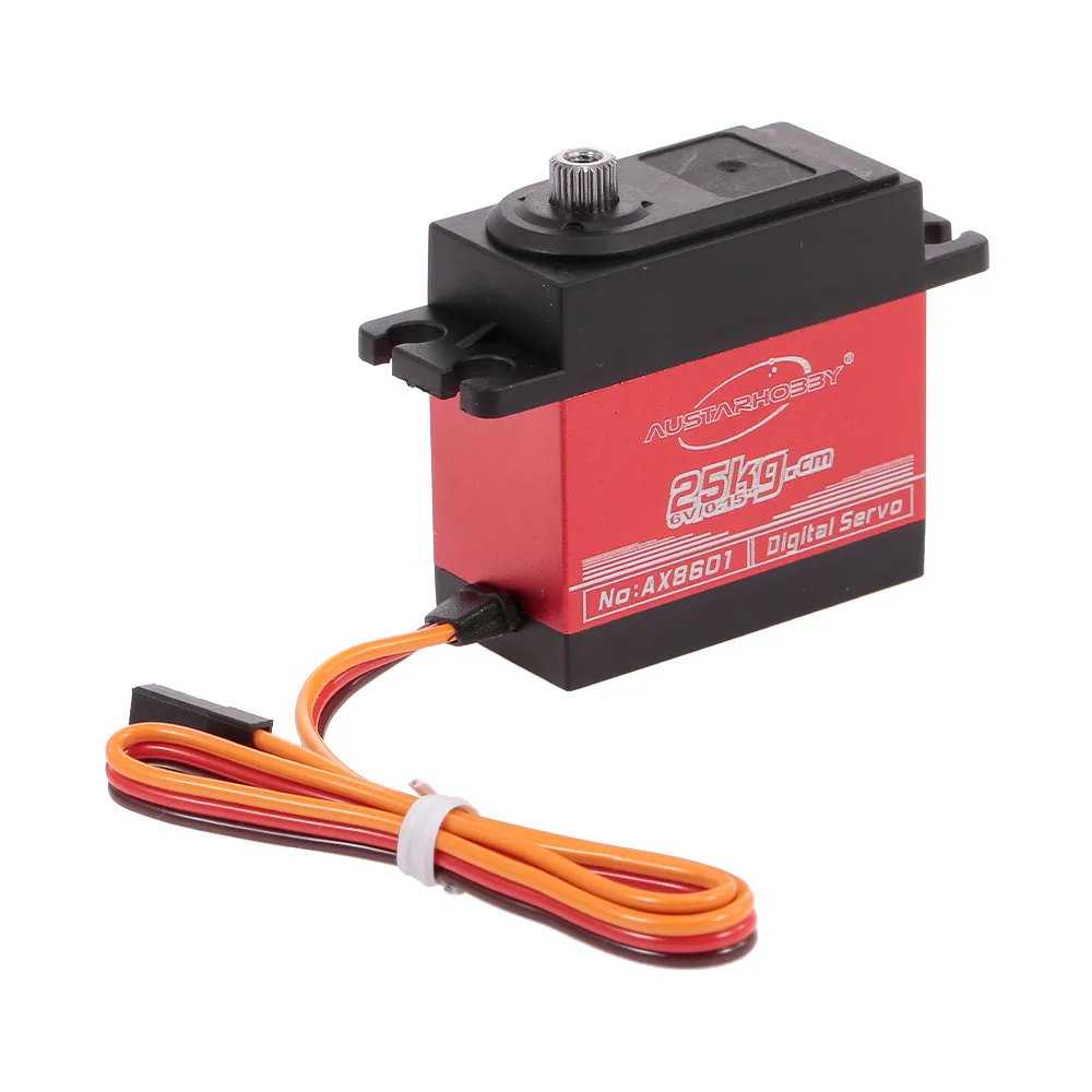 

1pc/2pcs AX8601 25KG Large Torque Digital Servo Waterproof for RC Crawler Car SCX10 TRX4 RC Helicopter Boat RC Accessories