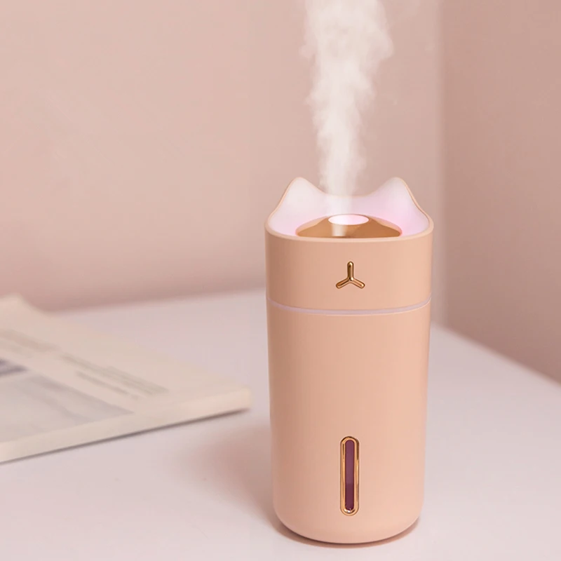 

Portable Travel Ultrasonic Humidifier USB air Aromatherapy Diffuser with 800mAh Built-in Battery Rechargeable Mist Maker Fogger