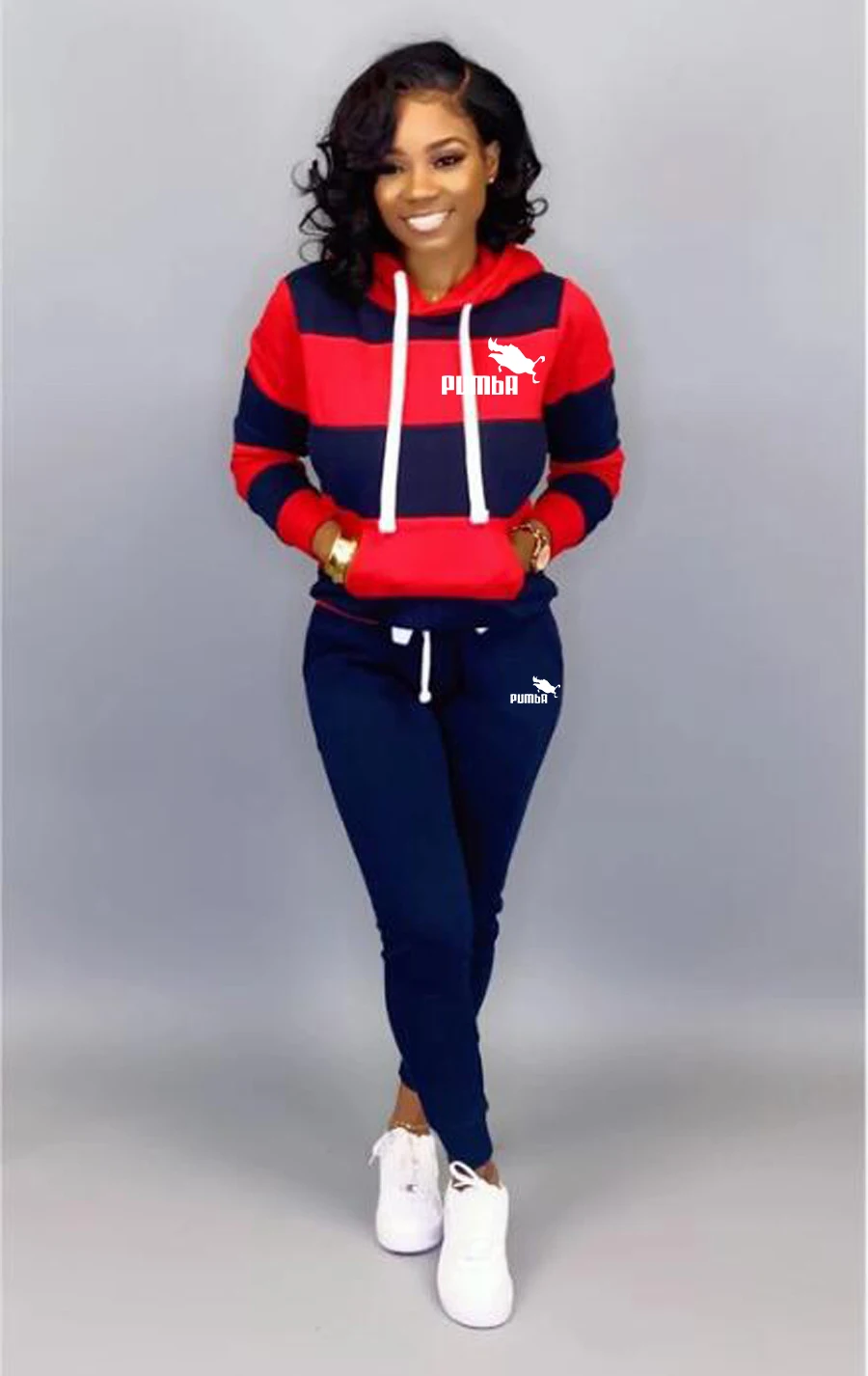 

Winter Tracksuit Women 2 Piece Set Sweatshirt Print Hoodies+Pants Sportwear Women's Sports Suit Female Hooded Set Hoodies Suit