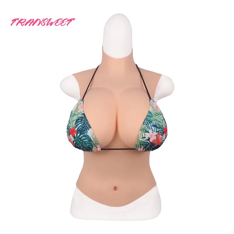 

TRANSWEET LATEST G Cup Realistic Half body Silicone Breast Forms Big Fake Boobs Crossdressing for Crossdresser Transgender