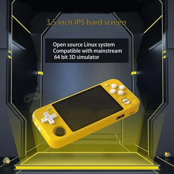 

8pcs/set RGB10 handheld game console open source system RK3326 1.5GHz 2800mAh 3.5-inch IPS screen 9000 Games video game player