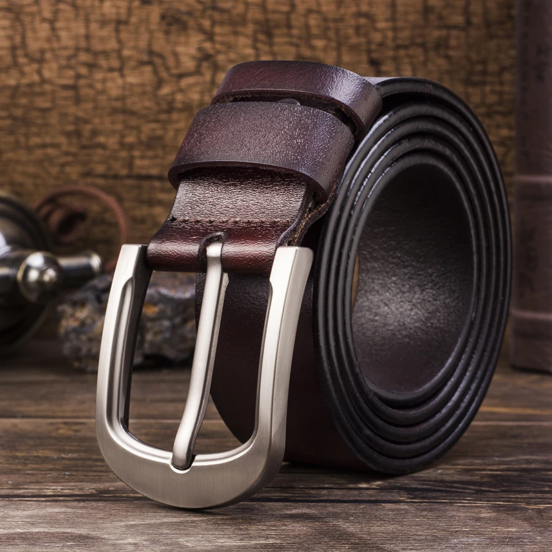 new men's leather belt luxury strap men's leather leather two-color designer belt jeans casual men's leather