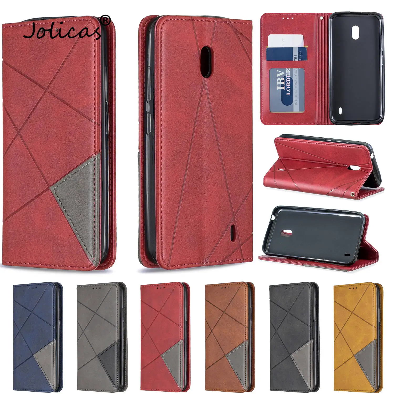 

Back Covers For capinha Nokia 1 Plus Cove Simple Phone Accessory Fundas sFor Nokia etui 2.2 3.2 4.2 PU Leather Flip Case