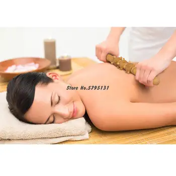 

Therapy Acupressure Myofascial Release Body Treatment Back Neck Self Relaxation Muscle Massage Roller Stick Tool