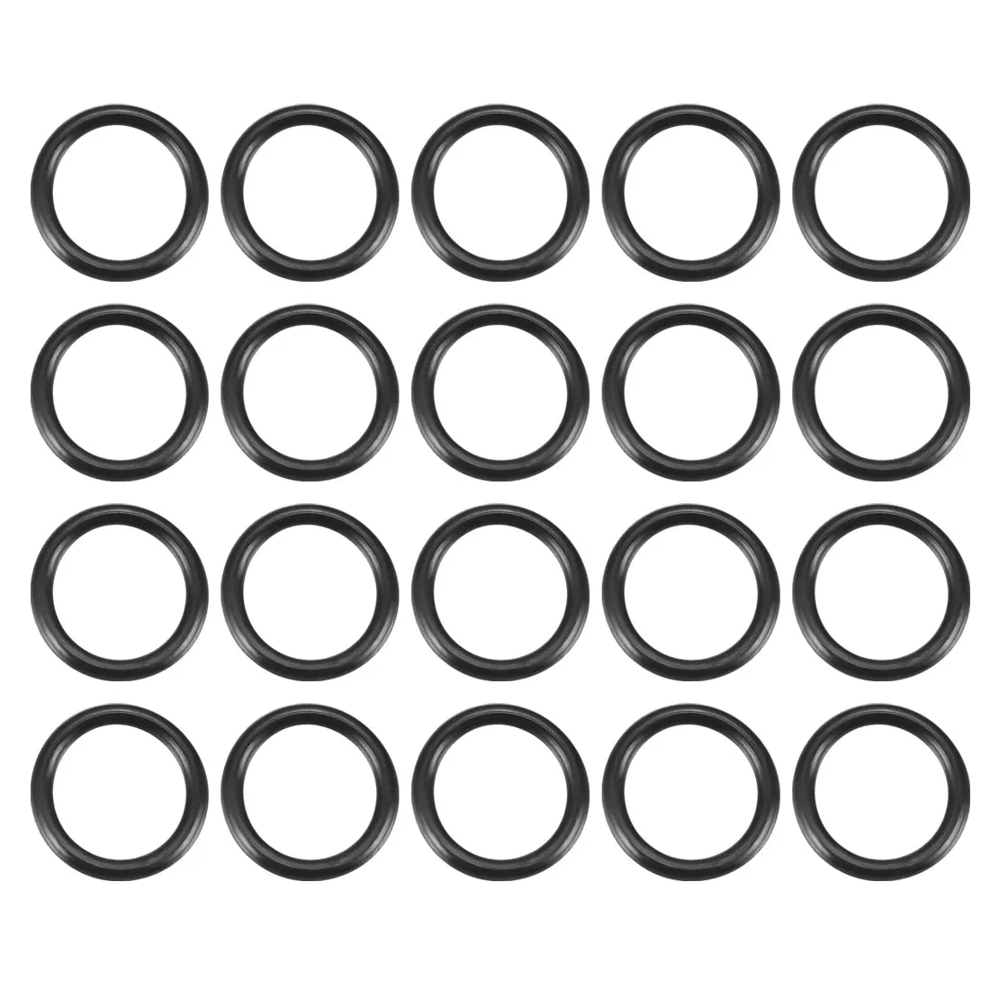 Uxcell 20 шт 1 5 мм толщина черное резиновое уплотнение уплотнительные кольца