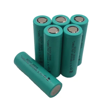 

C&P Li-ion 3000mAh 3 pieces 21700 Lithium-ion Rechargeable cell discharge current 30A INR21700P Ternary lithium battery 3.0Ah