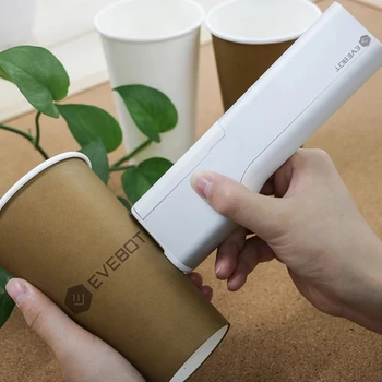 Impresora de inyección de tinta móvil, Mini marcador de mano Princube para logotipo, fecha de caducidad, Impresión de código por lotes, portátil @ # gy