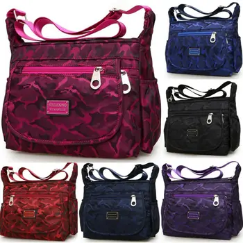 

AU Waterproof Women Lady Nylon Shoulder Bag Travel Shopping Messenger Handbag
