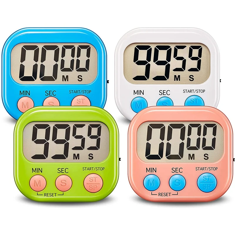 Classroom Timer For Kids ,kitchen Timer For Cooking,egg Timer,magnetic  Digital Clock Timer For Teacher,study - 4 Pack - Kitchen Timers - AliExpress