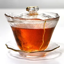 Японская стеклянная чайная чашка с тарелкой большого размера 300 мл термостойкая чайная чашка для молока набор посуды кофейная чашка набор тарелок