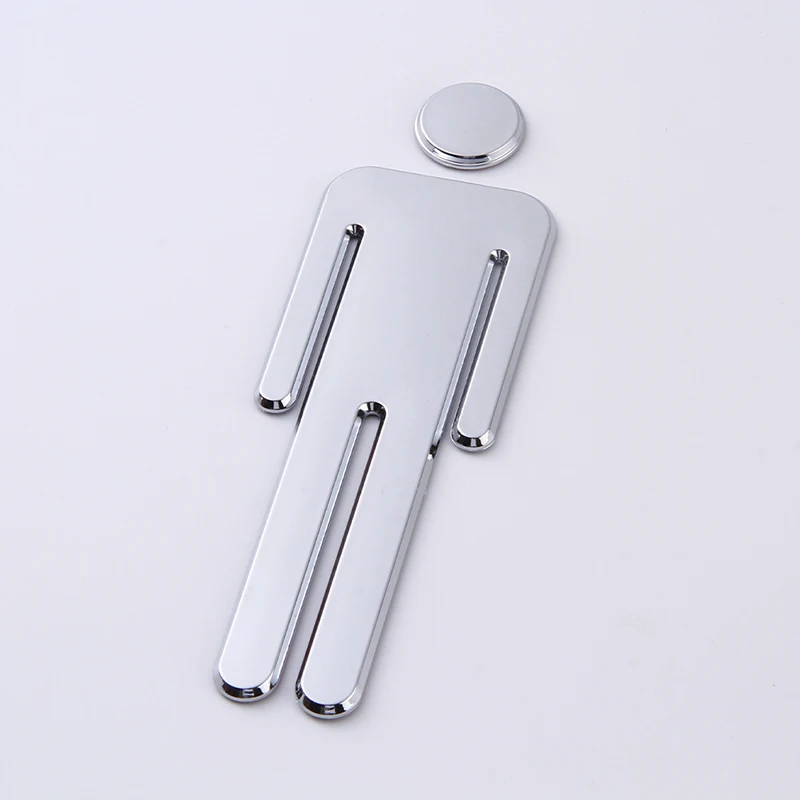 Toilet /Loo /Bathroom /Restroom /WC Door Wall Sign Signage MAN & WOMAN Board Prompt Sign Wall Doors Decor Accessories