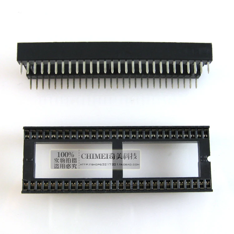 

Free Delivery. IC socket 56 feet DIP - 56 pin socket