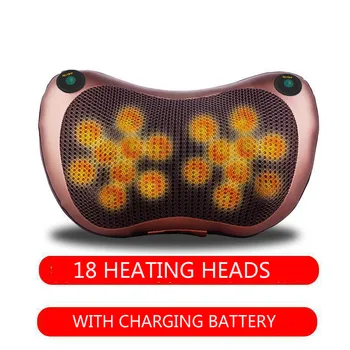 

Relaxing Massage Pillow Infrared Therapy Heating Kneading Shoulder Back Neck Waist Body Relaxation Massager Massage Pillow