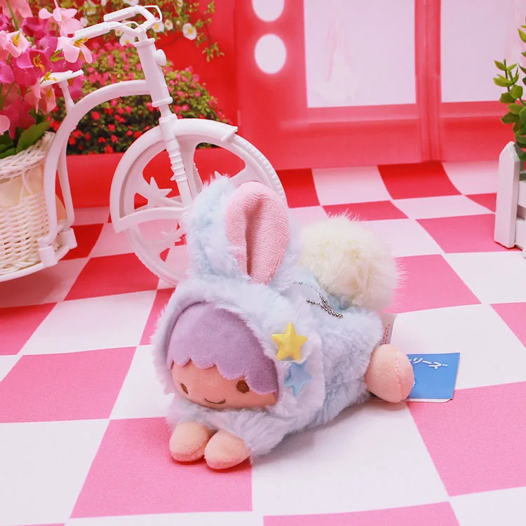 ЯПОНИЯ Sanrio Мультяшные плюшевые игрушки кролик Kitty Peluche Brinquedos мягкие животные Juguetes собака белый кулон эльф для девочек