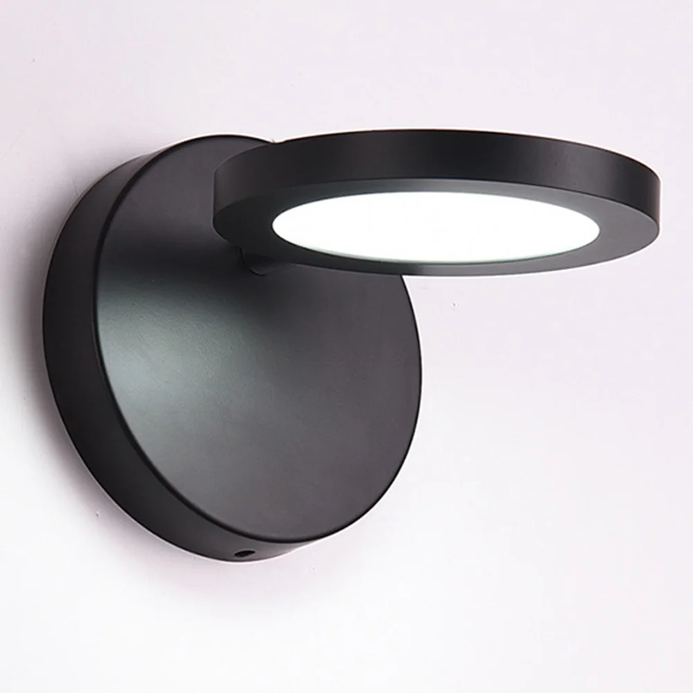 

180 Degrees Rotation Hallway Home Decor Iron Base Bedside LED Wall Light Coffee Shop Sconce Lamp Button Switch Modern Simple