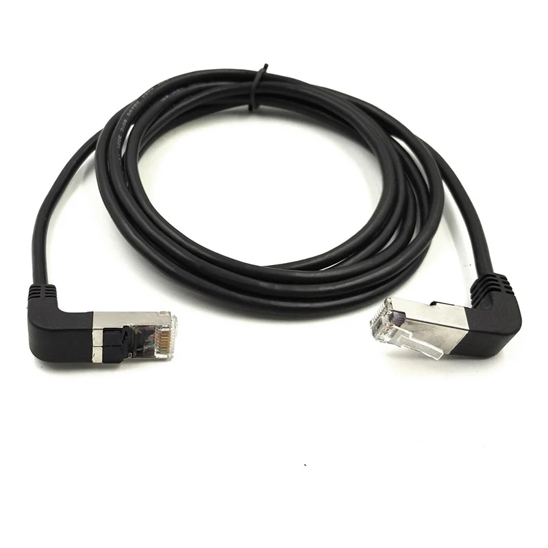 0.5m RJ45 Upward Male to Downward 90 Degree Cat 5 Ethernet Cable Cord | Автомобили и мотоциклы