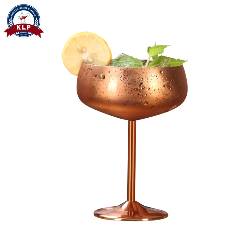 

440ml Wine Wedding Goblet Cup Rose Gold Lead-free Goblet Juice Cocktail Drink Champagne Goblet Party Barware