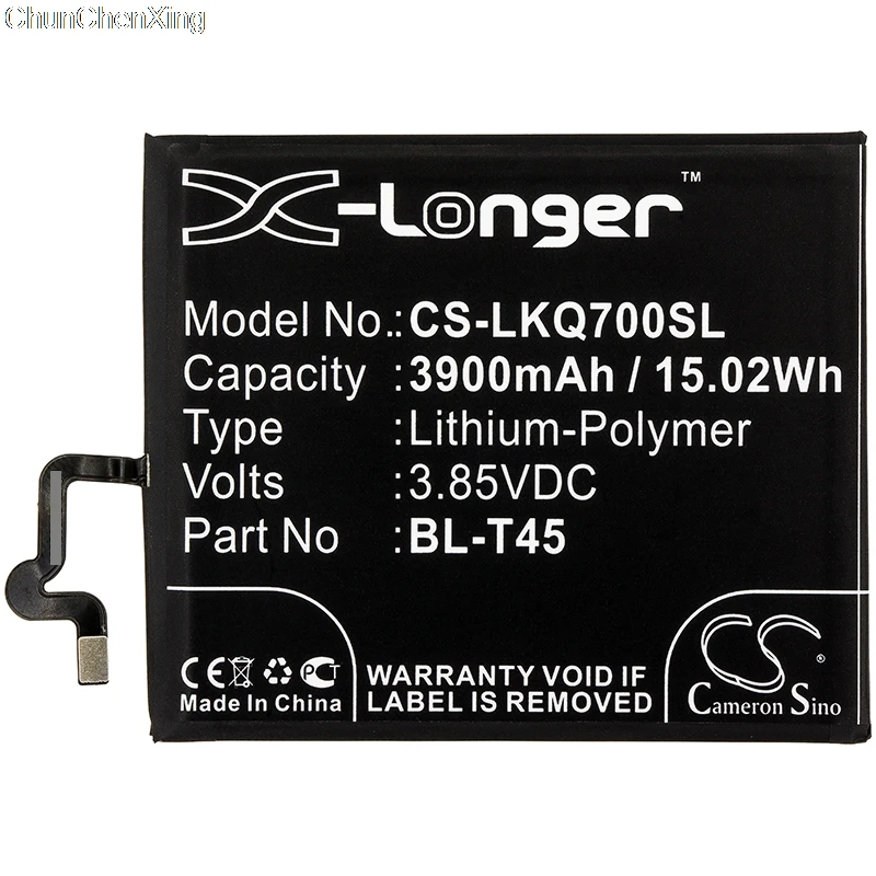 Cameron Sino 3900mAh аккумулятор BL T45 EAC64578501 для LG LM Q730N Q70 Q730VMW Stylo 6|Аккумуляторы мобильных