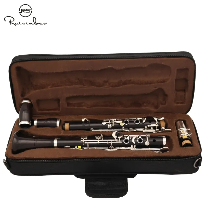 Professional ebony clarinet German G tone 18 Keys woodwind instrument