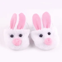 

Cute White Bunny Rabbit Slipper Doll Shoes For 18 Doll 43cm Girl Toys Doll Accessories Inch And Baby