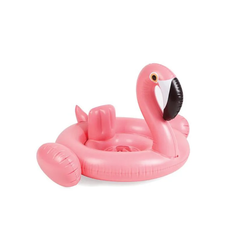 Flamingo no box YUYU Фламинго бассейн Плавающий надувной фламинго плавающий круг детский надувной круг Лебедь детский плавательный круг бассейн игрушка Баби плавающий бассейн - Цвет: Flamingo no box