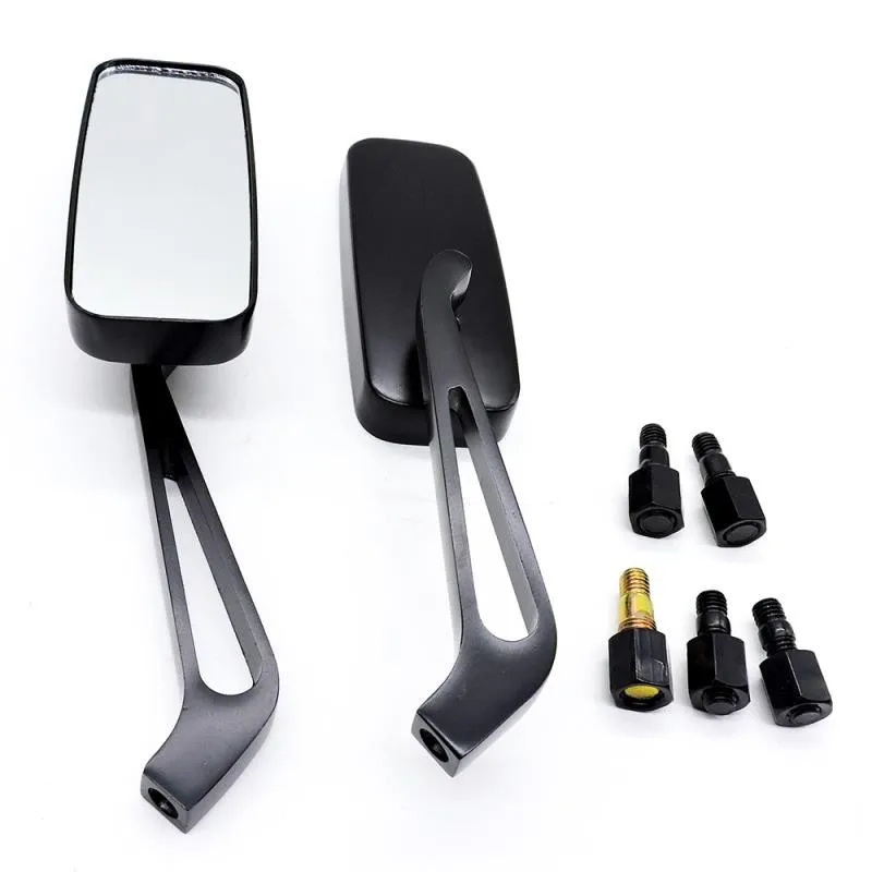 Motorfiets Accessoires Motor Rectangle Spiegels Voor Harley Softail Sportster Chopper Bobber Honda Yamaha Kawasaki